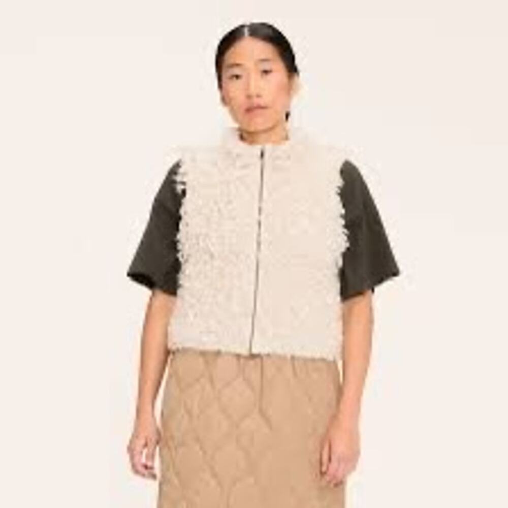 Woolrich x Target Cream Shaggy Vest 2X